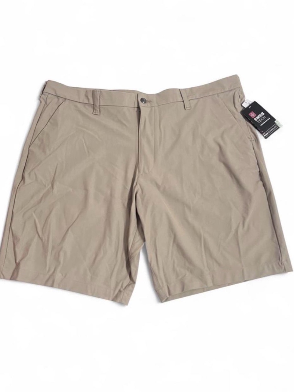 Swiss Tech men’s tan performance shorts